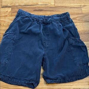 Zara Dark Blue Cargo Shorts